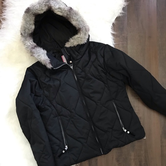 snow jacket with fur